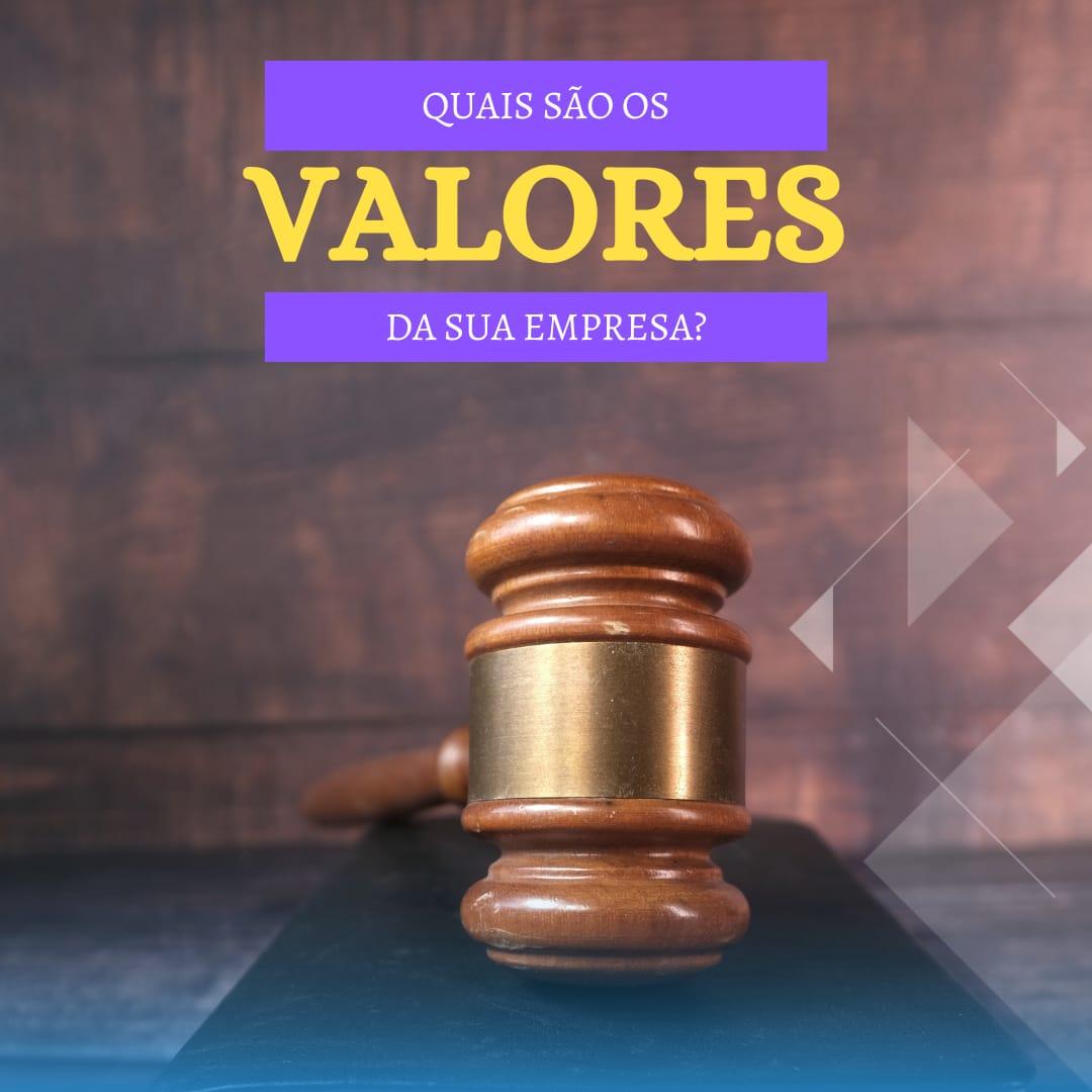 QUAIS SÃO OS VALORES DA SUA EMPRESA?